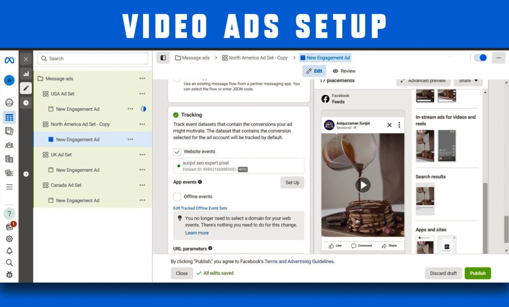 video ads setup